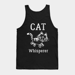 Cat Whisperer - Cats And Kittens Lovers T-shirt - Gift For Catlady Tank Top